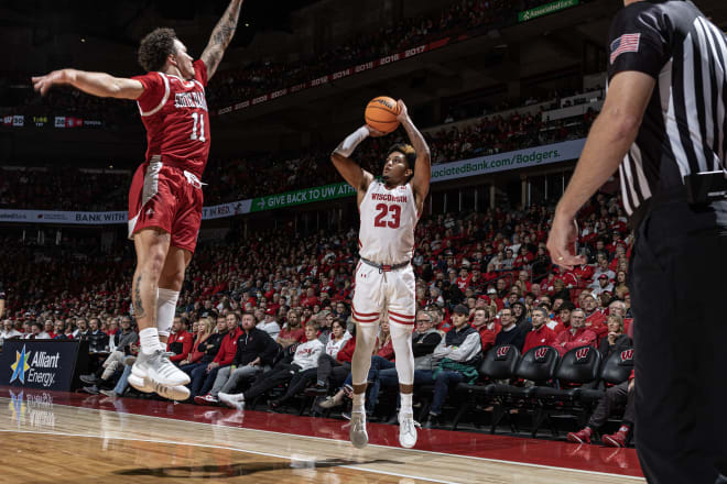 Sophomore guard Chucky Hepburn hit three 3-pointers in the first half.