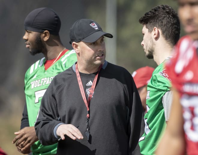 NC State Wolfpack football assistant Kurt Roper