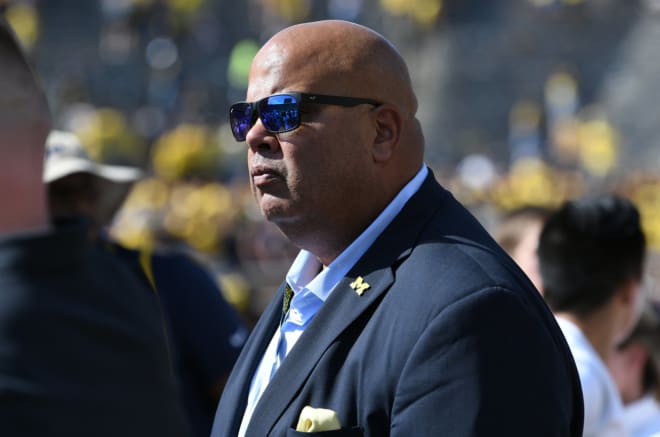 Michigan Wolverines football athletic director Warde Manuel is hopeful his teams will return to practice Feb. 7.