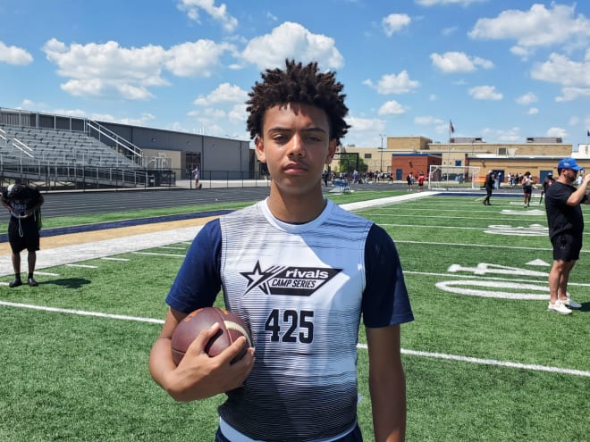 2027 quarterback prospect Trae Taylor plans to be at Notre Dame's Irish Invasion camp.
