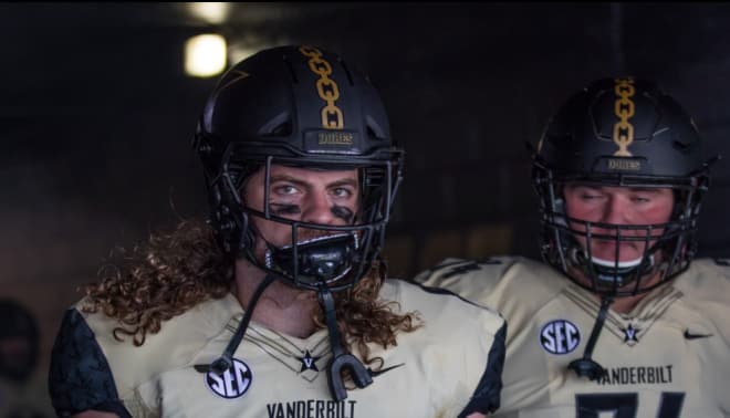 Cole Clemens (right) tied for a team high in snaps vs. Georgia.