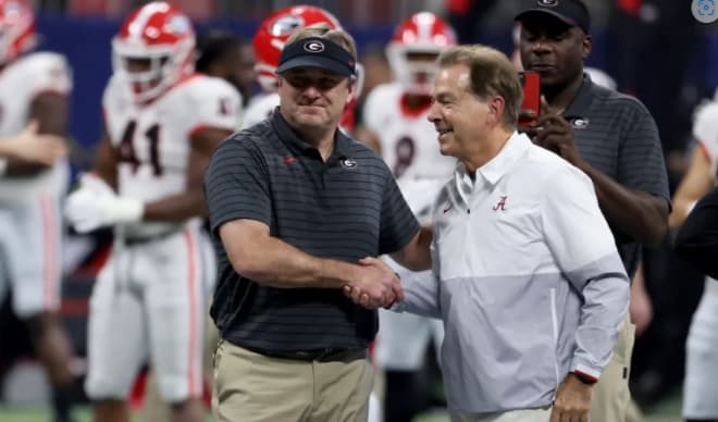 As expecetd, Kirby Smart had plenty if kind words to say about Nick Saban.