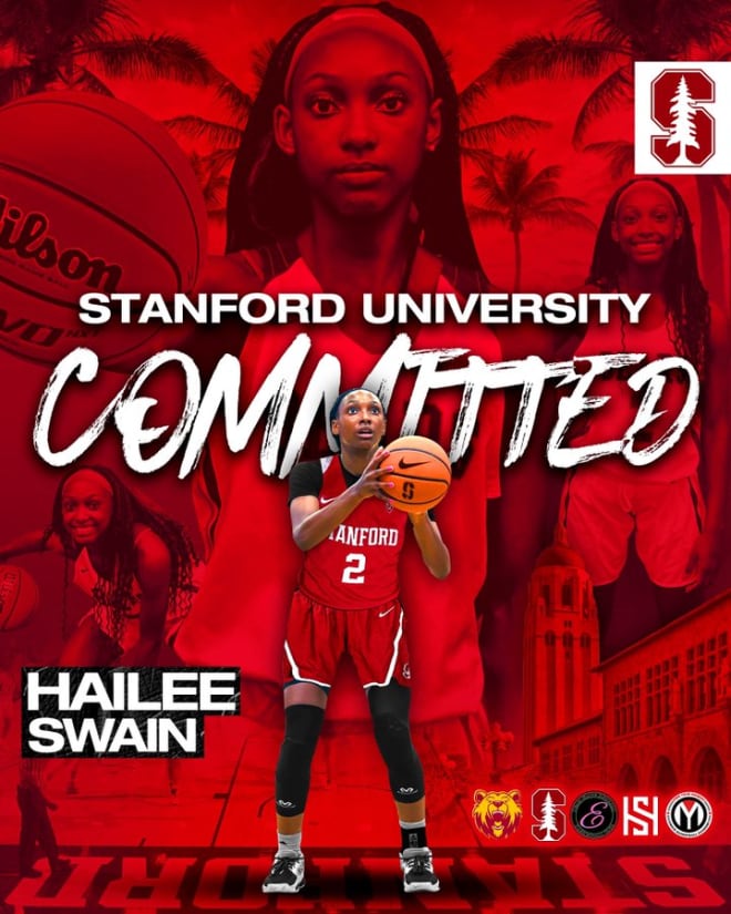 Stanford Women's Basketball 2025 PG Hailee Swain Commits To Stanford