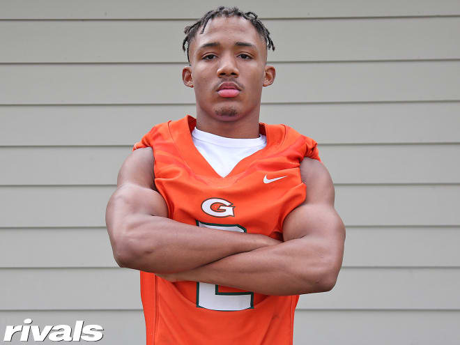 2023 corner AJ Harris, a major Georgia target