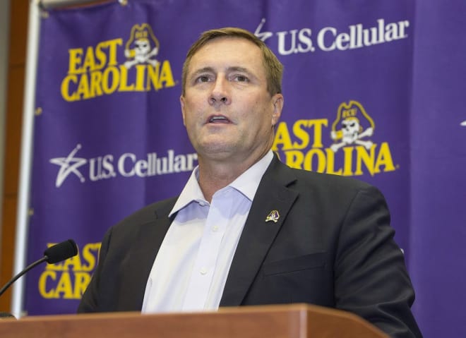 East Carolina director of athletics Jeff Compher has accepted a buyout and step down from his post.