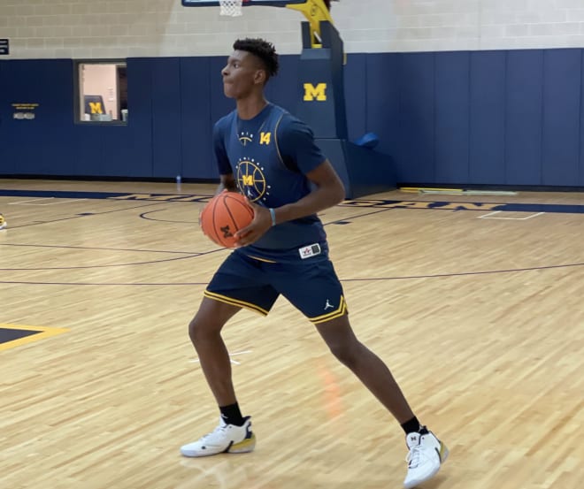 Michigan Wolverines basketball forward Moussa Diabate arrived to campus in early July.
