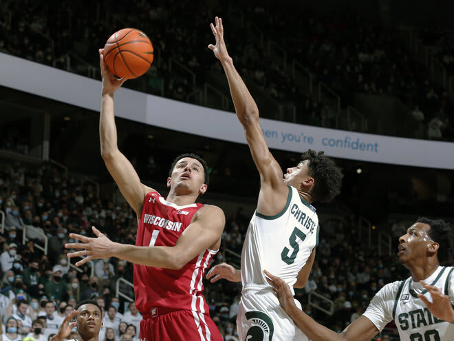 Wisconsin guard Jonathan Davis. 