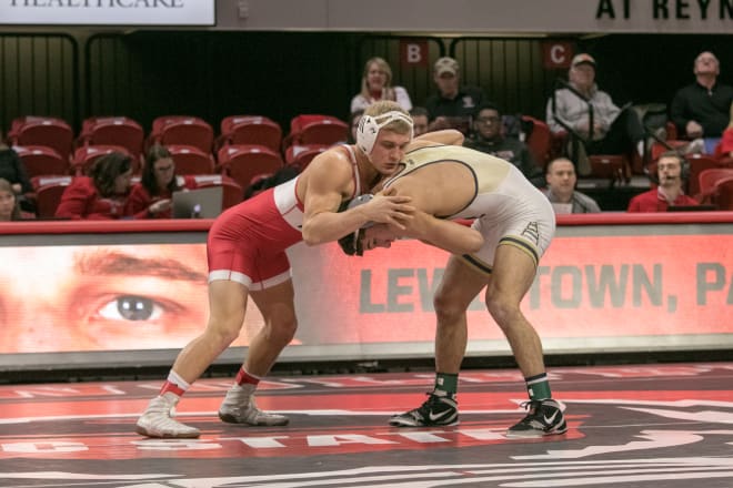 NC State Wolfpack wrestling 157-pounder Hayden Hidlay 