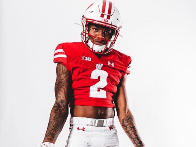 Wisconsin cornerback signee Jonas Duclona. 