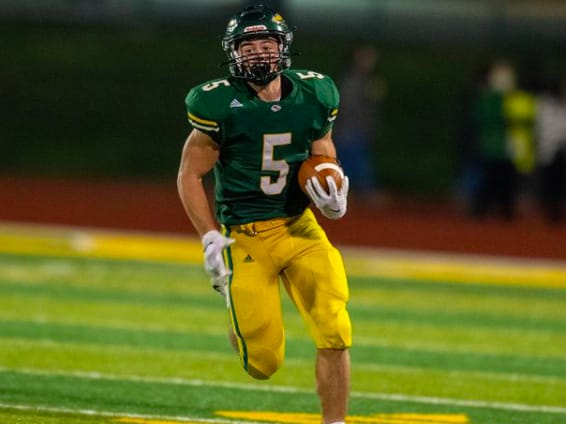 Three-star athlete Cade Yacamelli could play on either side of the ball for the Badgers. 