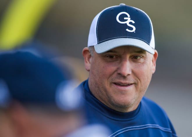 Georgia Southern head coach Clay Helton.