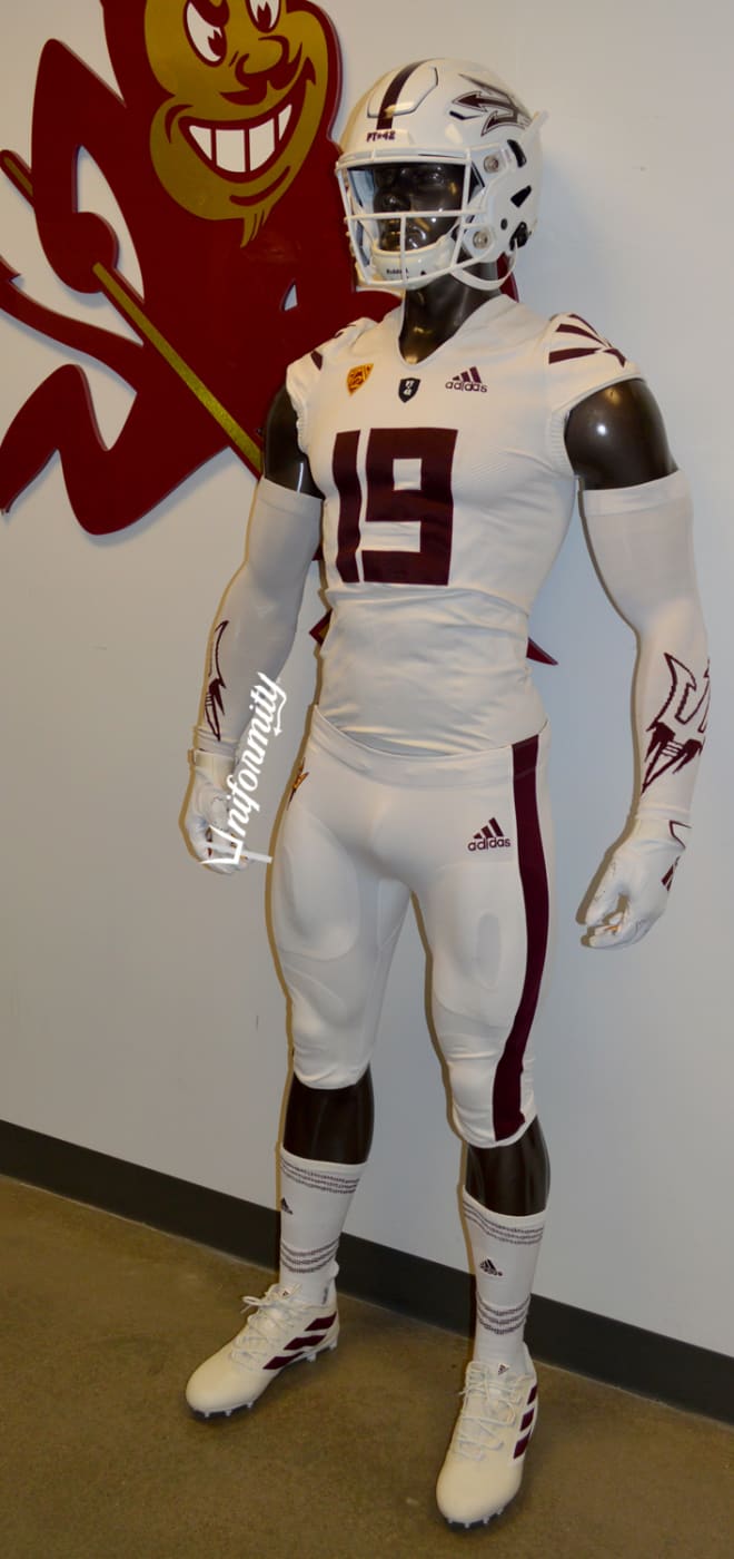 ASU football, adidas release all-white uniforms for 2019