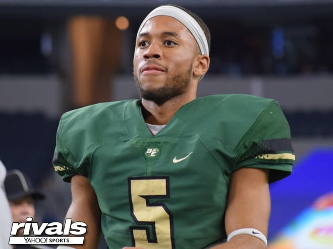 DeSoto DB Byron Hanspard II took an official visit to Waco over the weekend.