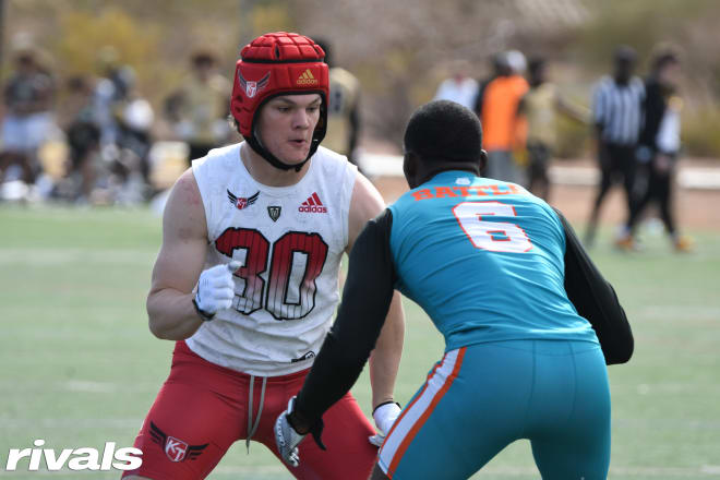 2023 four-star tight end Cooper Flanagan chose Notre Dame over California, Tennessee, Utah and others. 