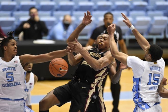 The Tar Heels limited FSU's easy looks near the rim in the second half Satuday.