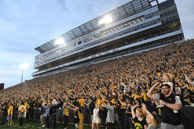 There will be limited fans in the Kinnick Stadium stands this fall. 
