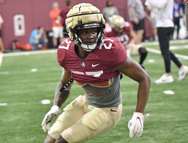 Akeem Dent had two interceptions in the scrimmage on Saturday and had another one during Tuesday's practice.