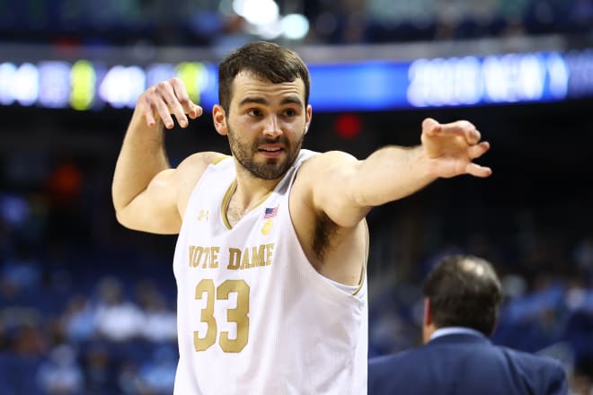 Notre Dame looking for an upset win tonight, and a place in the ACC Tournament semifinals.