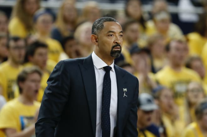 Juwan Howard and Michigan are tied for 13th in the Big Ten after Saturday's loss to Illinois. 