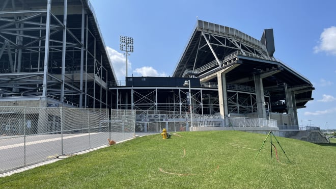 Penn State Nittany Lions football Beaver Stadium construction project.