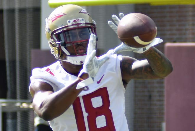 Florida State junior receiver Auden Tate said Tuesday it's "definitely different" being one of the elder statesmen on the team.