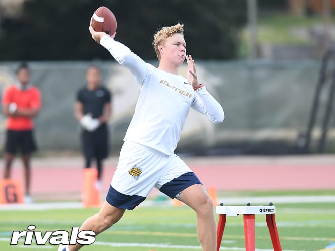 USC quarterback commit Devin Brown was impressive on the first day of the Elite 11 finals at Mira Costa HS.