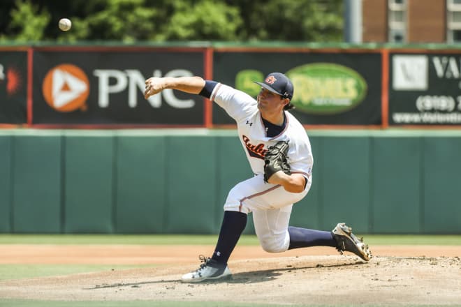 Burns battled through the heat and humidity to give the Tigers 6.0 strong innings Friday.