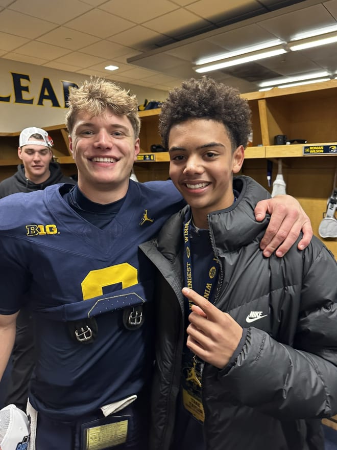 2027 QB Trae Taylor reflects on another 'amazing' visit to Michigan