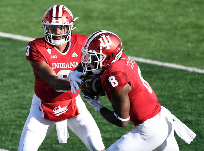 Indiana's Michael Penix and Stevie Scott are a formidable duo in the backfield. 