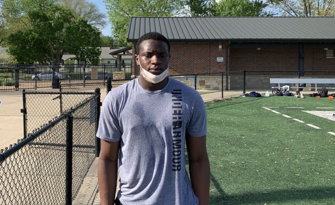 North Kansas City defensive end PJ Adeboware picked up a Missouri offer last week.