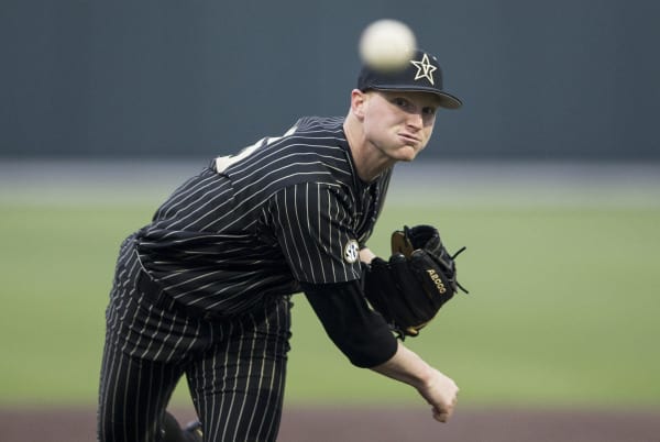 Drake Fellows stuck out 13 Dayton hitters in VU's 11-3 Friday win. 