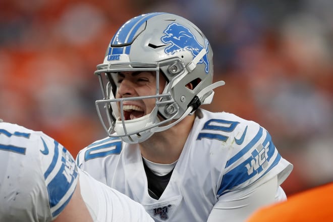 David Blough is beginning his third season with the Lions after entering the NFL undrafted.