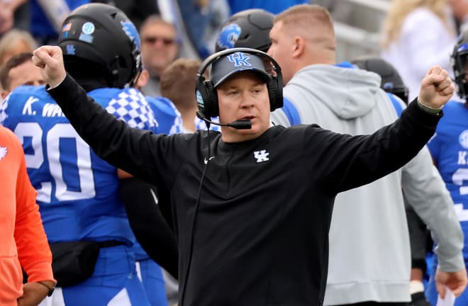 Kentucky head coach Mark Stoops has the Wildcats in a bowl game for the seventh straight year.