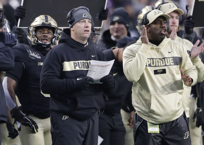 Purdue head coach Jeff Brohm 