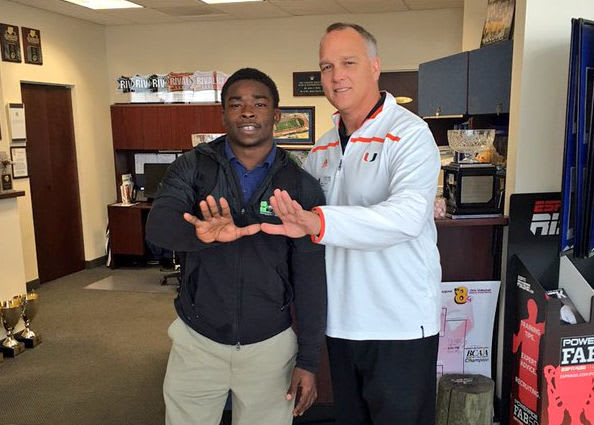 Bruce Tweeted out the above picture and "Good talk with Mark Richt today!" today