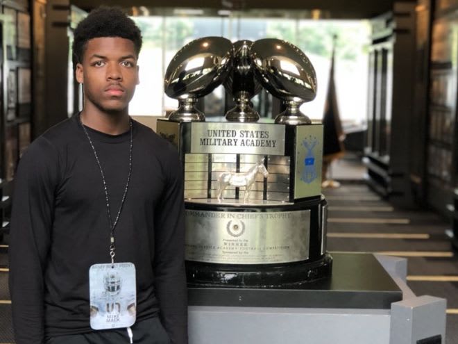 Defensive Back Michael Mack during his official visit to Army West Point