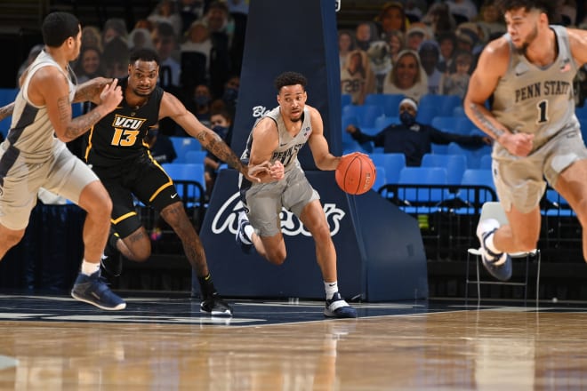 Penn State guard Myreon Jones is one of several Nittany Lions to enter the transfer portal. 