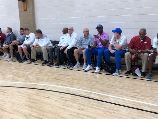 Coaches take in Wednesday night action