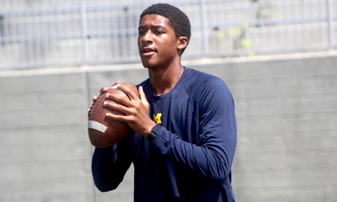 California quarterback Jayden Denegal is committed to Michigan Wolverines football recruiting, Jim Harbaugh 