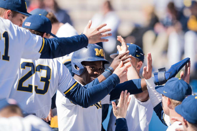 With a victory over Penn State on Sunday, Michigan has now won 20 straight games and have swept six straight series.