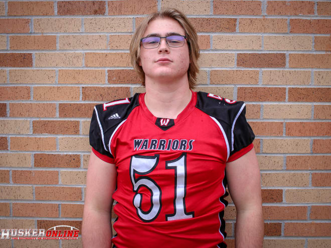 2021 Omaha Westside offensive and defensive lineman Cade Haberman.