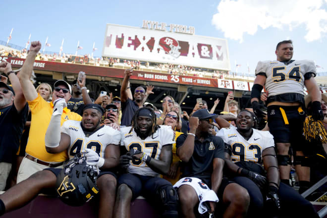 Appalachian State over Texas A&M! This is why we love college football.