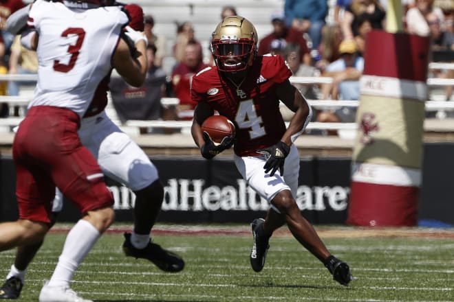 Boston College Eagles football receiver Zay Flowers