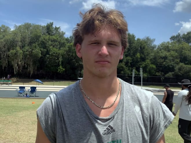 Jones at USF camp in Tampa last week