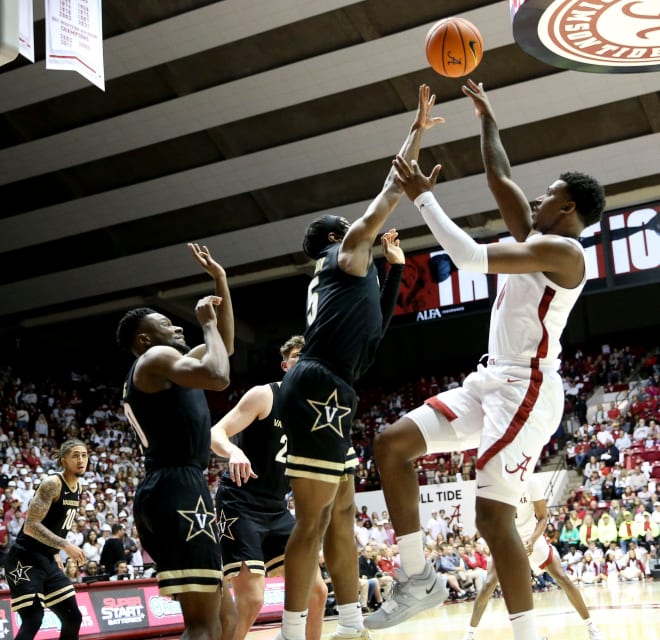 Vanderbilt lost by 57 points to Alabama as it moved to 10-12 on the season (Gary Cosby Jr., Tuscaloosa News)