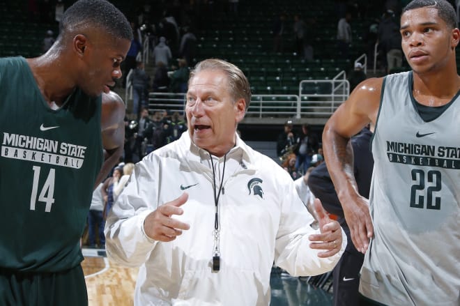 Tom Izzo is eager to see his young team in action in a game setting, as Michigan State's exhibition season gets underway on Thursday. 