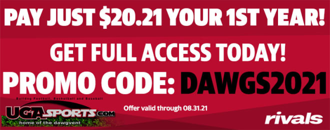 2021 is going to be a big year for UGA. That's why we are offering this deal. 