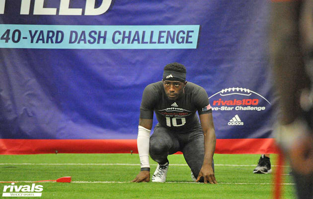 D'Shawn Jamison won the defensive back MVP award at the Rivals100 Five-Star Challenge presented by Adidas