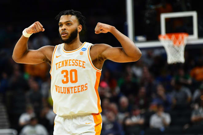 Tennessee's season ended in a 76-68 loss to Michigan in second round of the NCAA Tournament on March 19, 2022 at Gainbridge Fieldhouse in Indianapolis, Indiana.