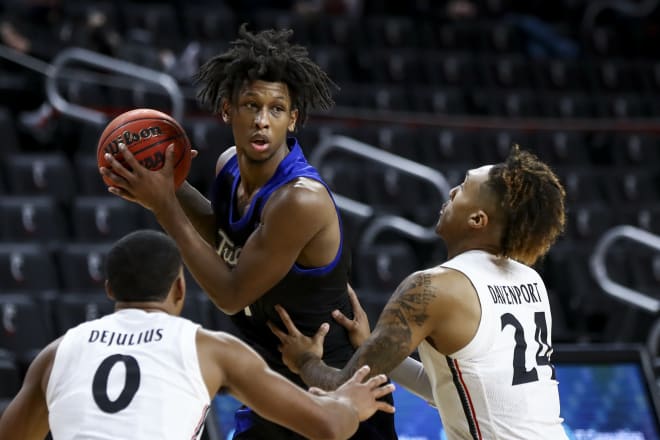 Brandon Rachal had 25 points and 13 rebounds to help Tulsa win in Cincinnati for the first time since 1967.